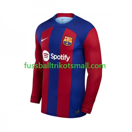 Fußballtrikots FC Barcelona 2023-2024 Langarm Heimtrikotsatz kaufen